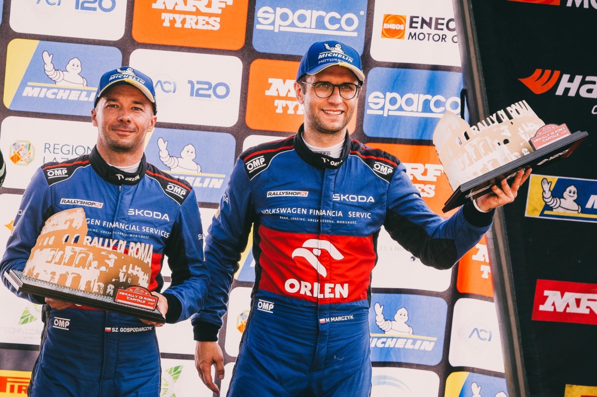 Marczyk i Gospodarczyk kończą Rajd Rzymu na podium!