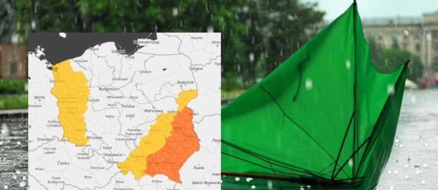 Chwilowo kończy się upał w Polsce - w poniedziałek bardzo gorąco będzie jeszcze na wschodzie kraju - ale pogoda może być niebezpieczna. Instytut Meteorologii i Gospodarki Wodnej wydał ostrzeżenia I i II stopnia przed burzami z opadami deszczu i gradu oraz porywami wiatru. Alertami objęta jest zachodnia, południowo-wschodnia i południowa Polska. Alerty wydało też RCB.