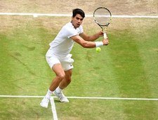Tenis: Turniej Wimbledon - mecz ćwierćfinałowy gry pojedynczej mężczyzn