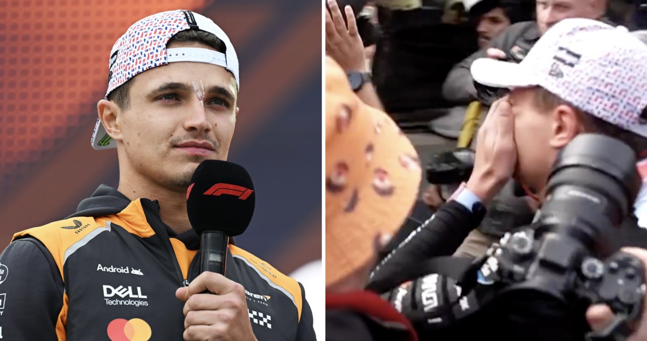 Kuriozalne sceny po GP Wielkiej Brytanii. Triumfator kontuzjowany [WIDEO]