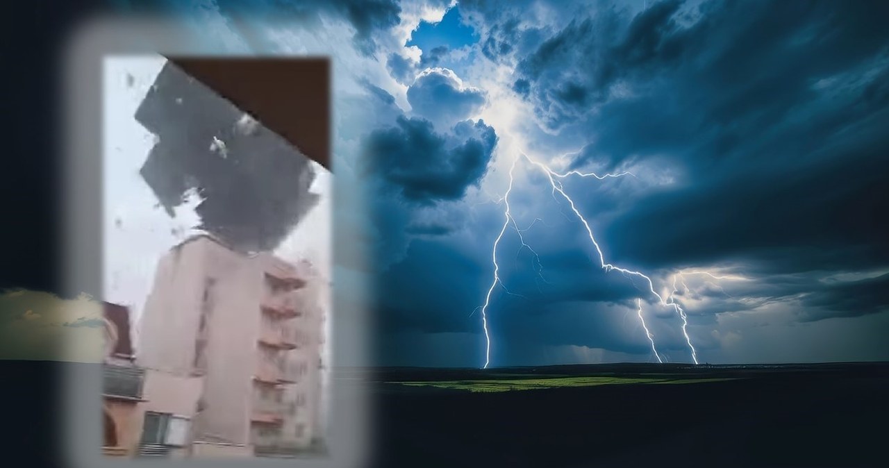 Wiatr zdmuchnął dach na Węgrzech. Żywioł idzie w kierunku Polski