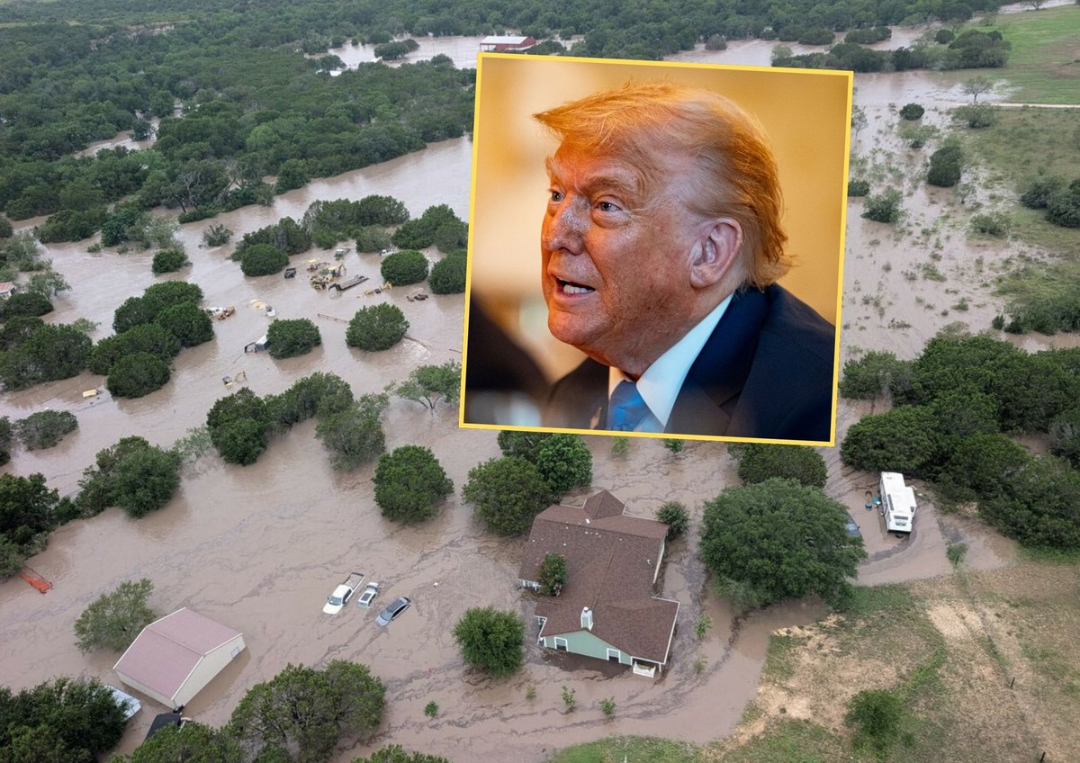 Krytyka Trumpa po powodzi w Teksasie. Rzeczniczka odpowiada: To był akt Boga
