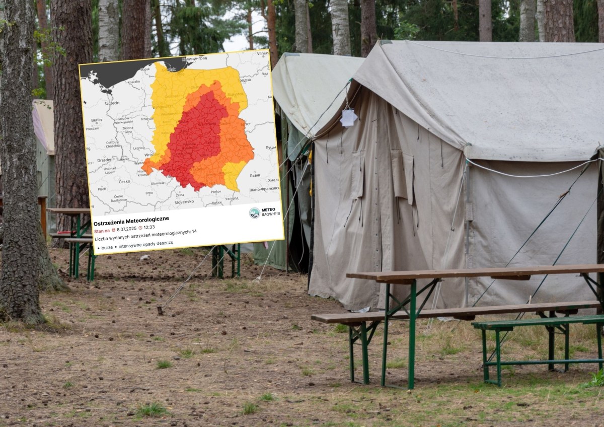 Ewakuacja obozu harcerskiego. Służby przygotowane na najgorsze