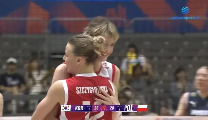 Korea Południowa – Polska | Liga Narodów siatkarek – skrót meczu [WIDEO]
