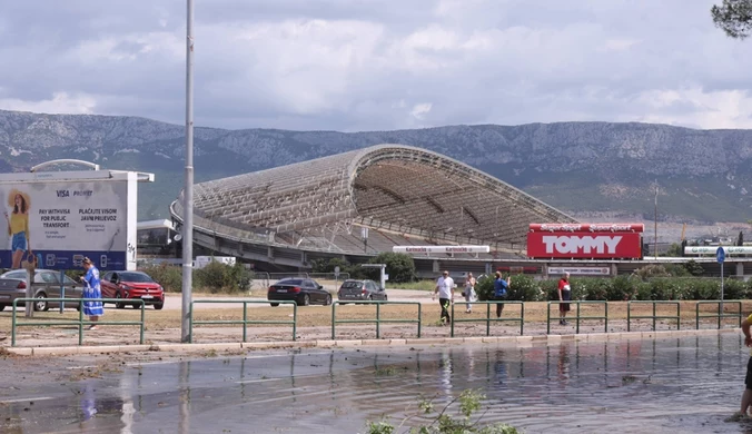 Żywioł zniszczył Split. Stadion Hajduka poważnie uszkodzony