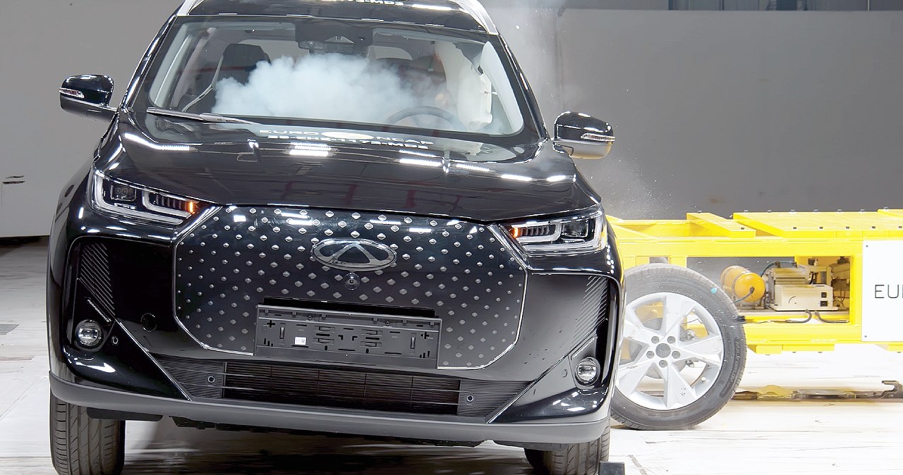 Wpadka Chińczyków w Euro NCAP. "Poduszkę wyrwało z mocowania"