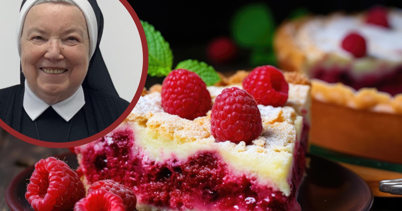 ​Takie ciasto z malinami robi siostra Anastazja. Wszystkie koleżanki poproszą o przepis