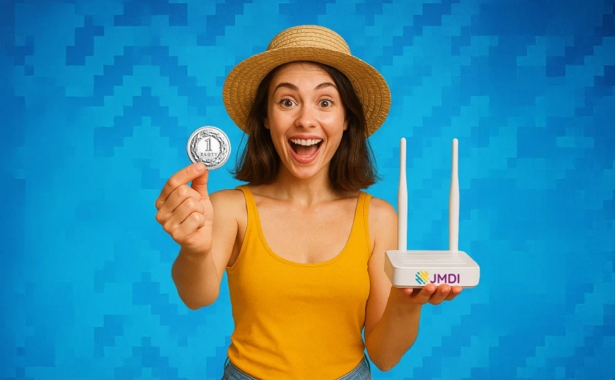 Lato to idealny moment na zmiany, także te, które naprawdę się opłacają. Jeśli wciąż zastanawiasz się nad lepszym internetem, ta okazja może się już nie powtórzyć. Tylko do 31 lipca JMDI przygotowało promocję, którą trudno przegapić: zniżka 30% oraz dwa pierwsze miesiące po 1 zł. Tak, dobrze czytasz, pełnowymiarowy internet światłowodowy a Ty płacisz złotówkę na start.