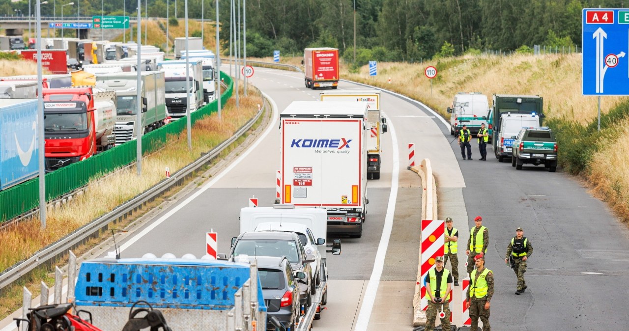 Paraliż na niemieckiej autostradzie. To efekt kontroli na granicy z Polską