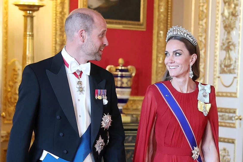 Księżna Kate wyglądała bajecznie. Jednak nie ona przyciągała wzrok