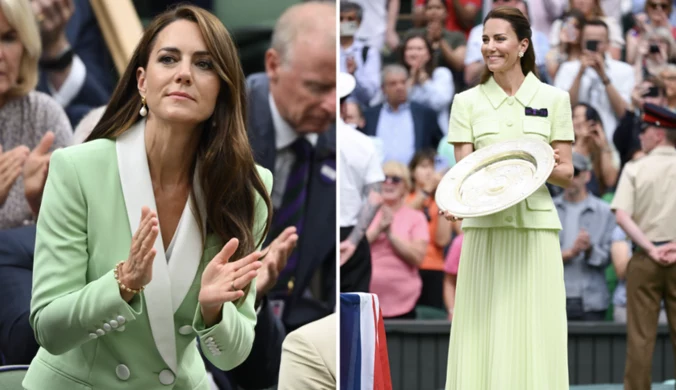 Pieją z zachwytu nad księżną Kate. Od lat zachwyca modą na Wimbledonie