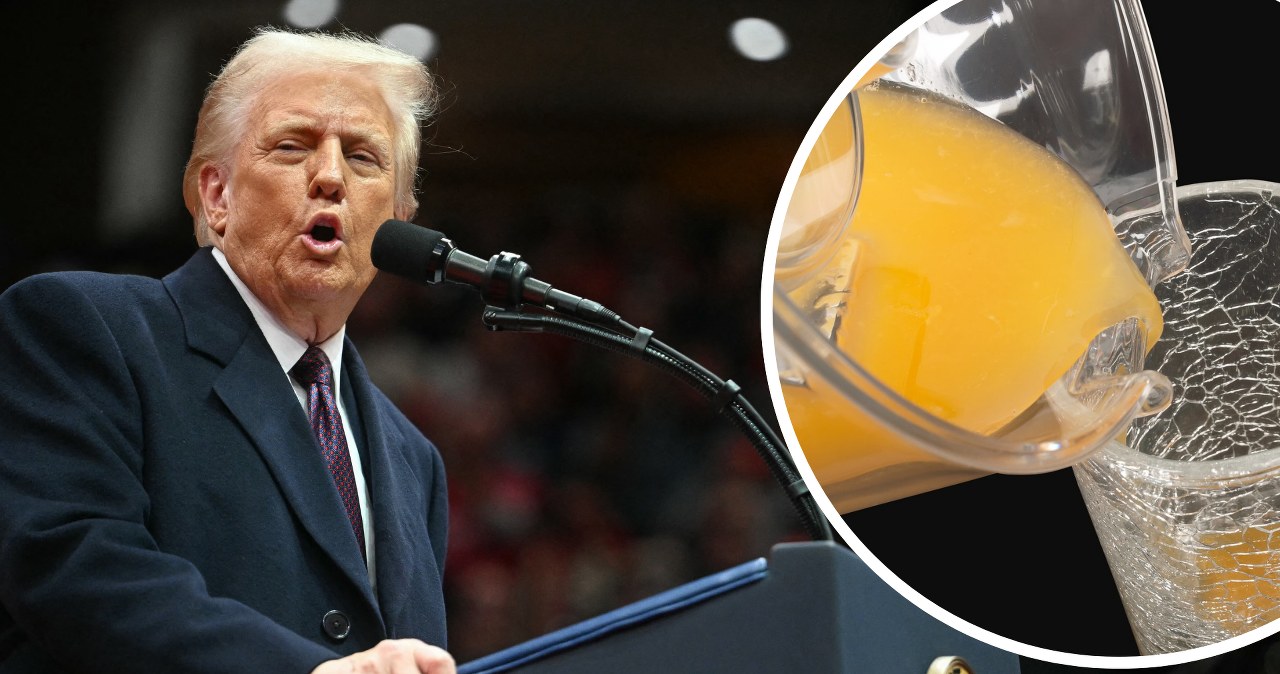 Ceny soku pomarańczowego poszybowały. To efekt decyzji Trumpa o cłach