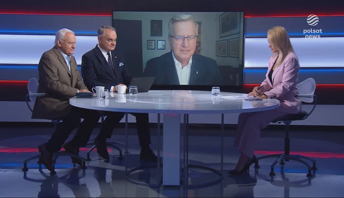"Prezydenci i premierzy". Komorowski, Miller i Pawlak o sporze Tuska z Hołownią