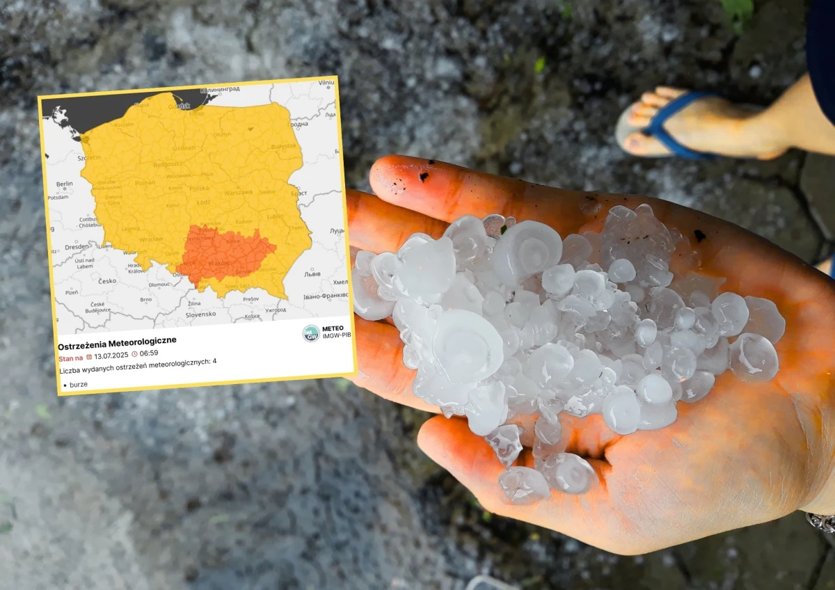 ​Instytut Meteorologii i Gospodarki Wodnej (IMGW) wydał ostrzeżenia przed burzami, które w niedzielę mogą wystąpić niemal w całym kraju. Miejscami będą to groźne zjawiska drugiego stopnia - z intensywnym deszczem, porywistym wiatrem i gradem. Alerty obowiązują od godz. 13 w niedzielę do 2 w nocy z niedzieli na poniedziałek.