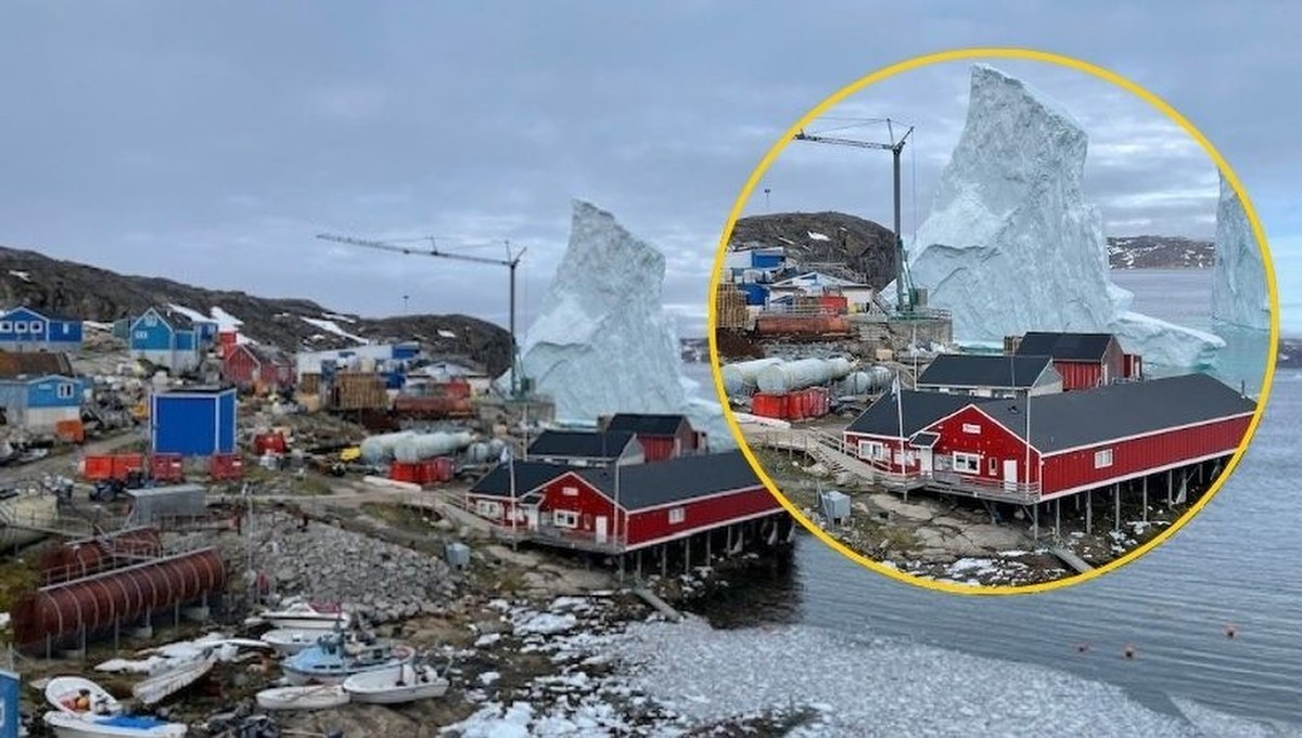 Za oknem pojawiła się góra lodowa. Władze ostrzegają mieszkańców