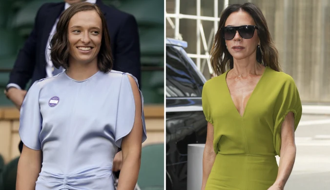 Iga Świątek skradła show na Wimbledonie. Wszystko dzięki... Victorii Beckham