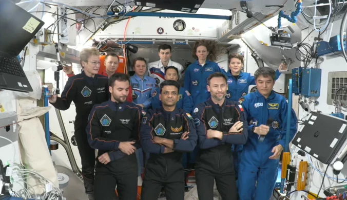 Sławosz Uznański-Wiśniewski wraca na Ziemię. Ceremonia pożegnania na ISS