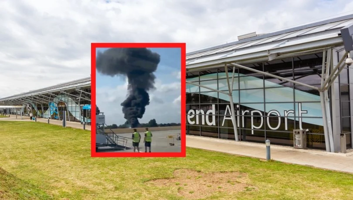 Mały samolot pasażerski Beechcraft B200 rozbił się tuż po starcie, wywołując pożar i mobilizując wszystkie służby ratunkowe. Do katastrofy lotniczej doszło w godzinach popołudniowych na lotnisku Southend w Essex.  Lotnisko odwołało część lotów, a władze apelują o unikanie okolic miejsca zdarzenia.