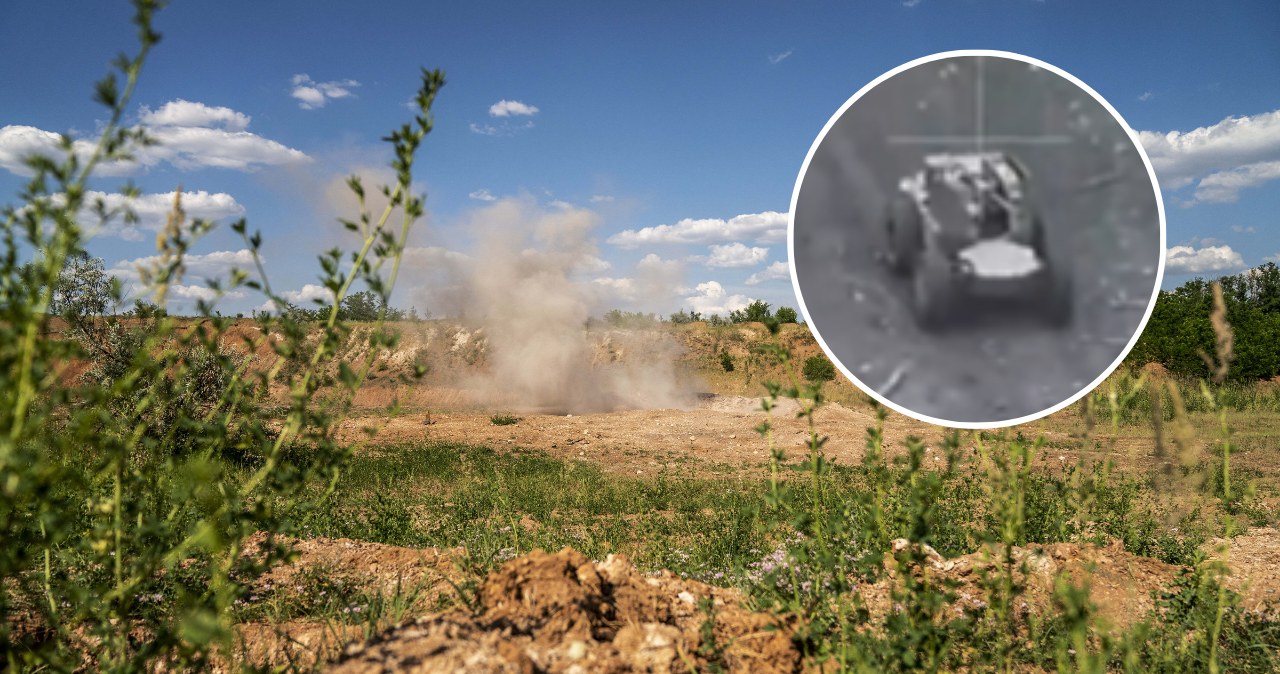 Ukraińcy użyli specjalnego robota. Maszyna otworzyła ogień do Rosjan