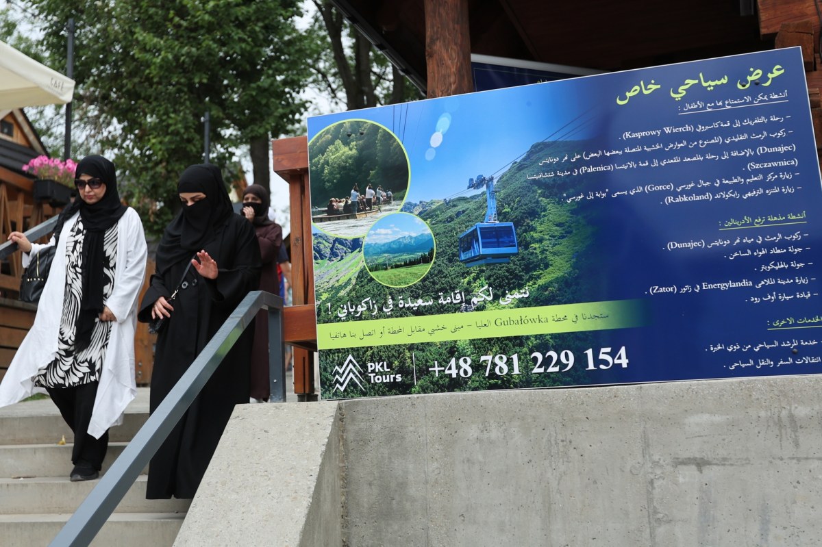 Arabski baner koło Zakopanego. "Polska wita potomków Zajida"