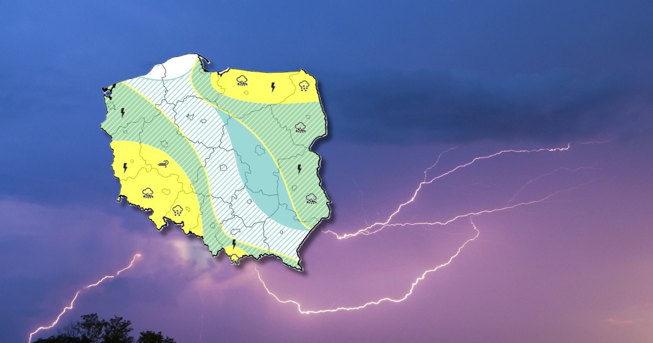 Burze zawisną nad Polską i rozpoczną powolną wędrówkę. Uwaga na podtopienia