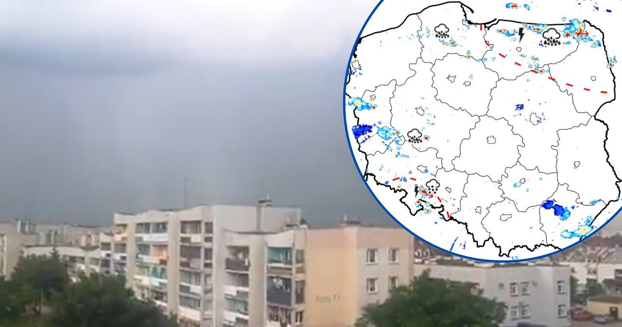 Burze w kolejnych miejscach. Pojawiają się pierwsze nagrania