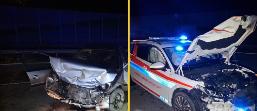 Nocna kolizja na autostradzie A1. Na wysokości miejscowości Kargał Las zderzyły się dwa samochody osobowe – jeden z nich to pojazd, który służy do transportu transplantacyjnego – oraz ciężarówka. Sprawca wypadku uciekł, szuka go policja.