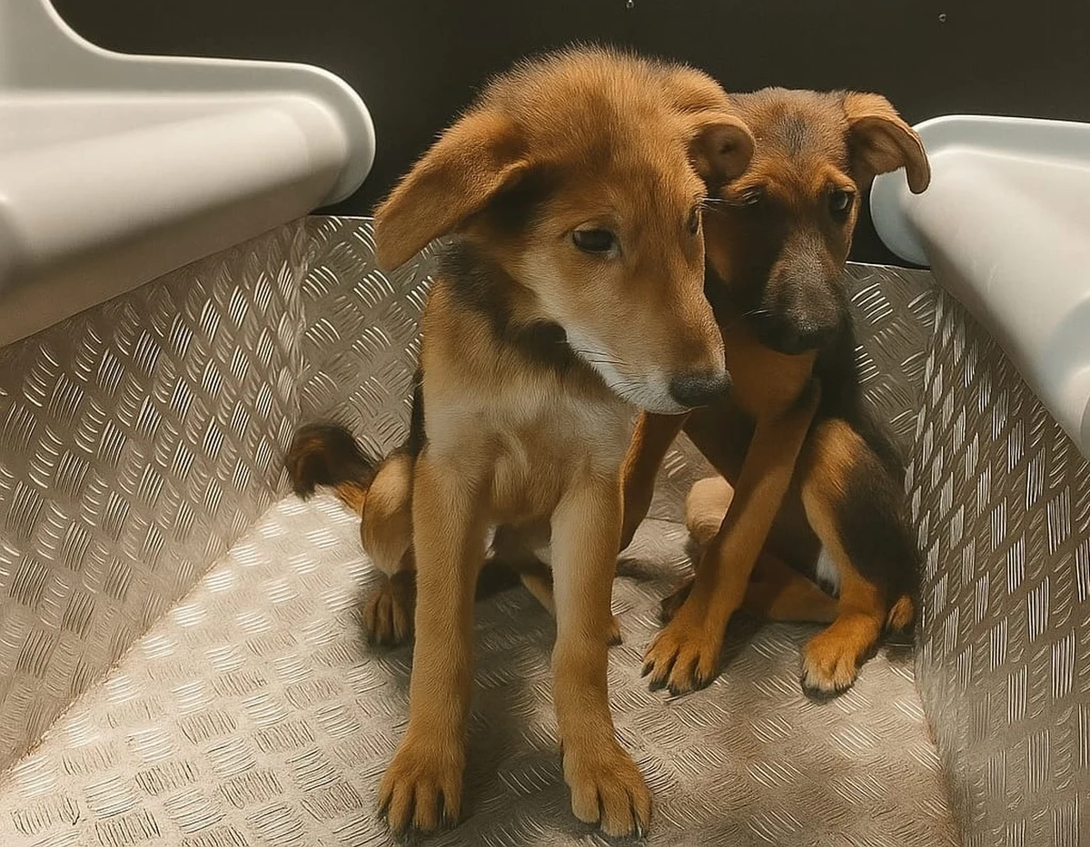 Nietypowa akcja ratunkowa w Białymstoku. Sześć wystraszonych szczeniaków biegało po ruchliwej drodze, narażając się na ogromne niebezpieczeństwo. Dzięki szybkiej reakcji przejeżdżającego kierowcy oraz interwencji policjantów maluchy trafiły w bezpieczne miejsce.