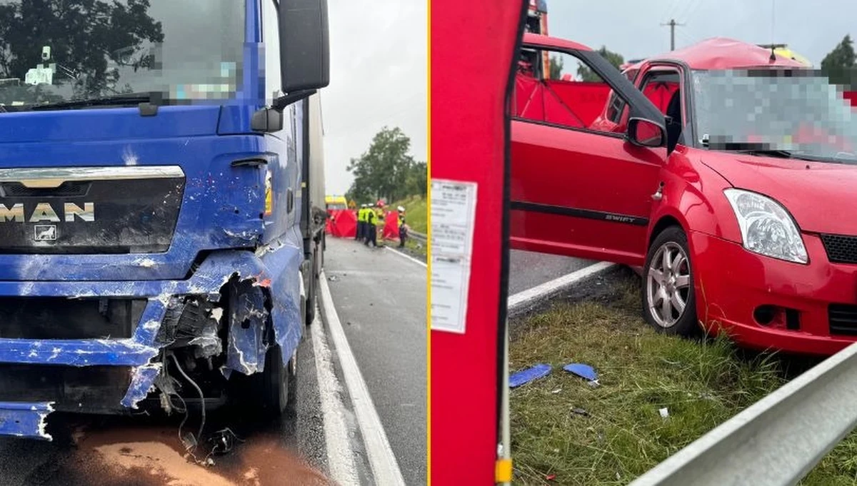 W miejscowości Mokrzyn (woj. pomorskie) na drodze krajowej nr 20 doszło do śmiertelnego wypadku. Zginęła w nim 55-letnia kobieta.