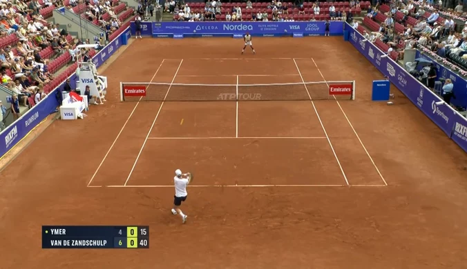 Mikael Ymer - Botic Van de Zandschulp. Skrót meczu. WIDEO
