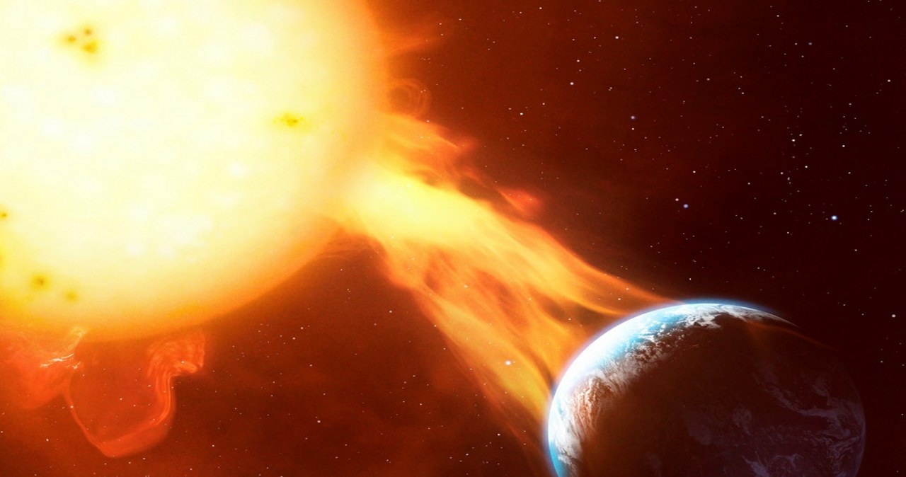 Gigantyczna erupcja na Słońcu. Ziemia to przy niej pyłek