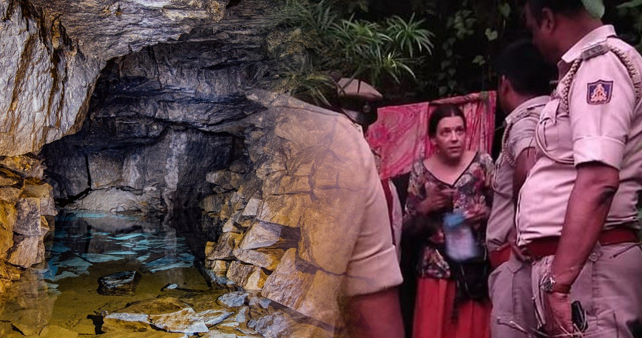 Dziwne odkrycie w indyjskiej jaskini. Mieszkała tam... Rosjanka i jej córki