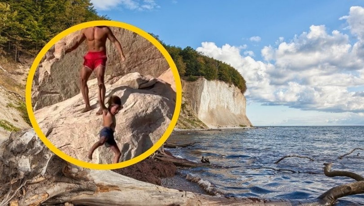 Influencer zrzuca syna z klifu! Kontrowersyjny film robi furorę w sieci