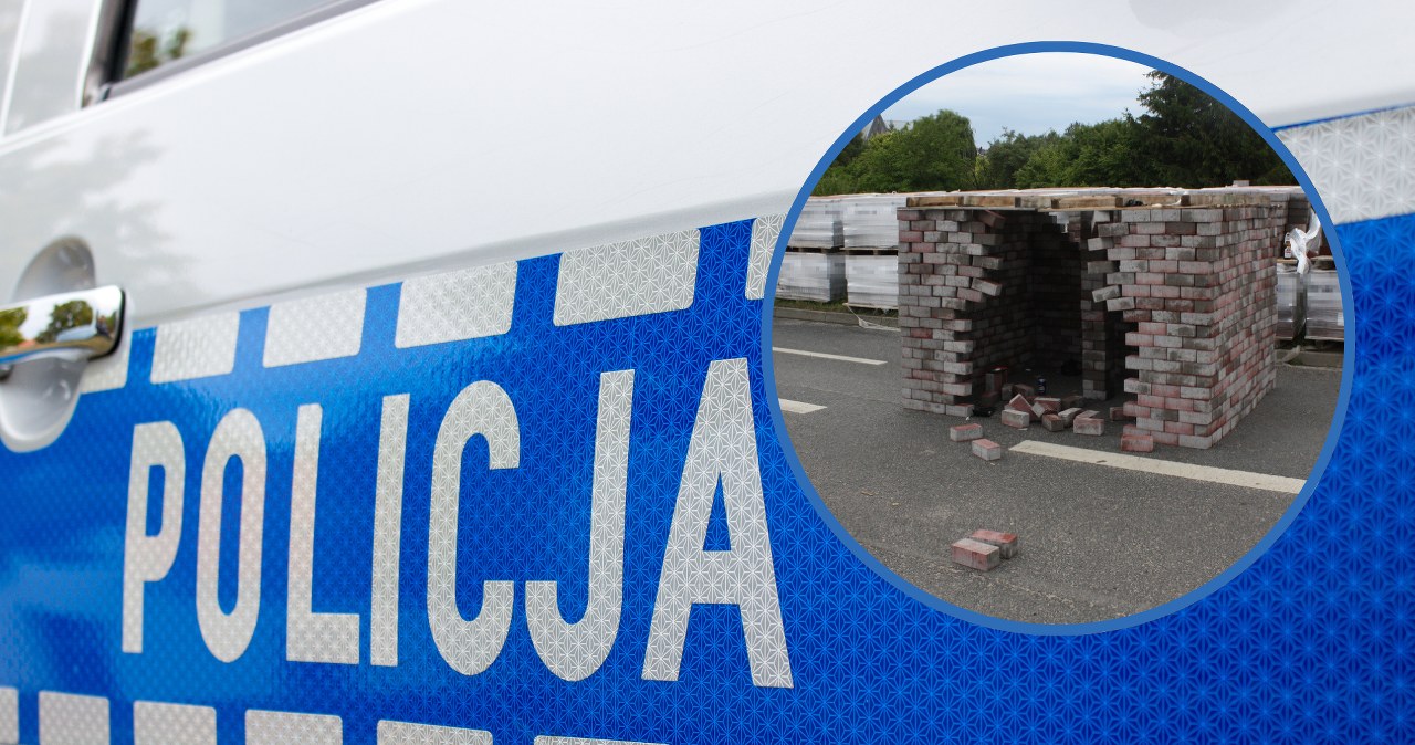 Zbudowali igloo z kostki brukowej. Policja znalazła coś jeszcze