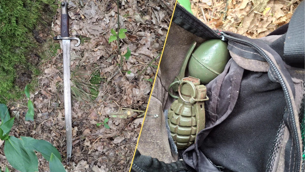 Policjanci z Opola Lubelskiego zostali wezwani do zgłoszenia o włamaniu do jednego z domków letniskowych. Podczas interwencji włamywacz zaatakował funkcjonariuszy szablą. Mężczyzna został zatrzymany, znaleziono przy nim również granaty.