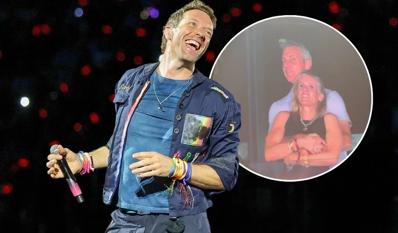 Afera na koncertu Coldplay: Kamera ujela prešuštni par, splet razkril identiteto