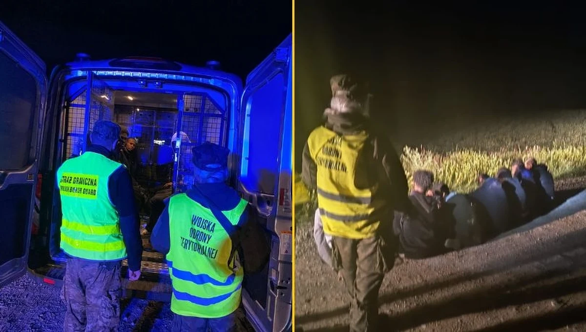 Siedmiu migrantów, którzy próbowali nielegalnie przekroczyć polsko-litewską granicę, zatrzymały we wspólnej akcji funkcjonariusze straży granicznej i Wojska Obrony Terytorialnej. "Przejścia nie ma!" - podkreślił we wpisie na X minister spraw wewnętrznych i administracji Tomasz Siemoniak.