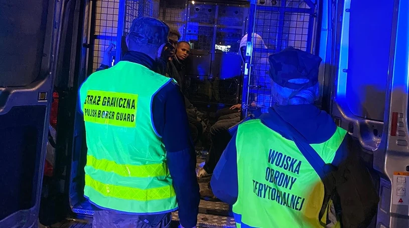 Poljska: Zadržanih sedem migrantov na meji z Litvo