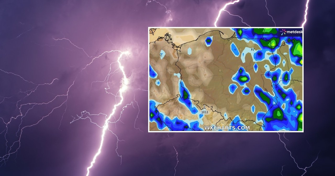 Burze i ulewy wracają do Polski. Wiemy, gdzie spadnie najwięcej deszczu