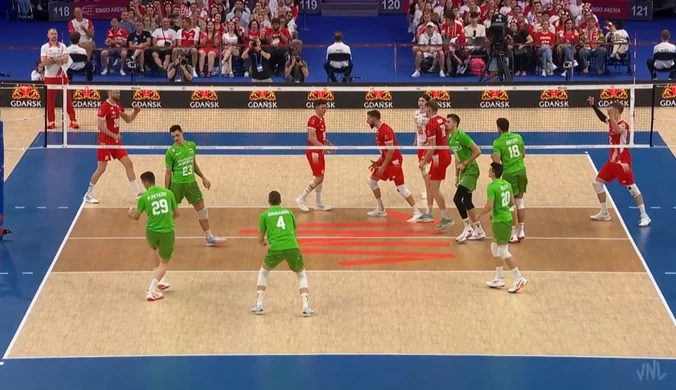 Mateusz Poręba - najlepsze akcje w meczu Polska - Bułgaria. WIDEO