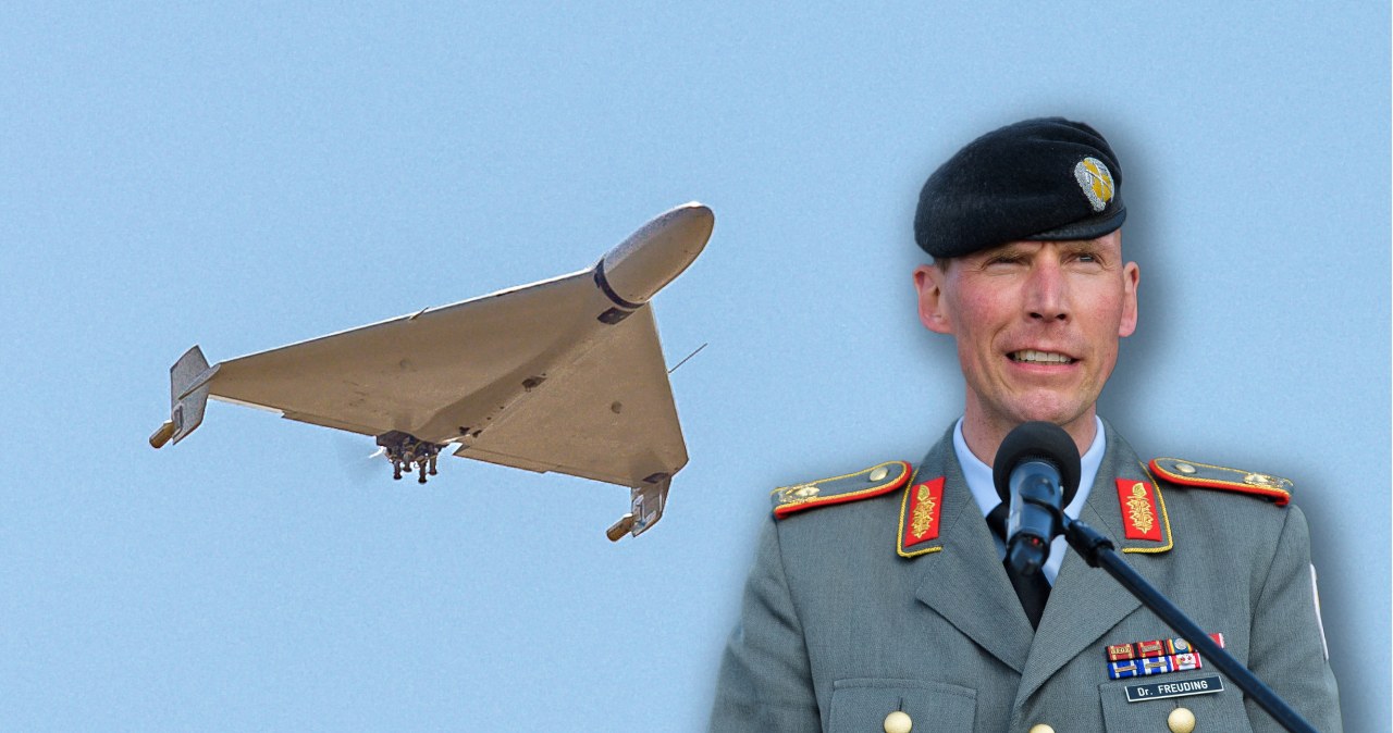 Niemiecki generał wieści katastrofę Ukrainy. "Naraz uderzy do 2000 dronów"