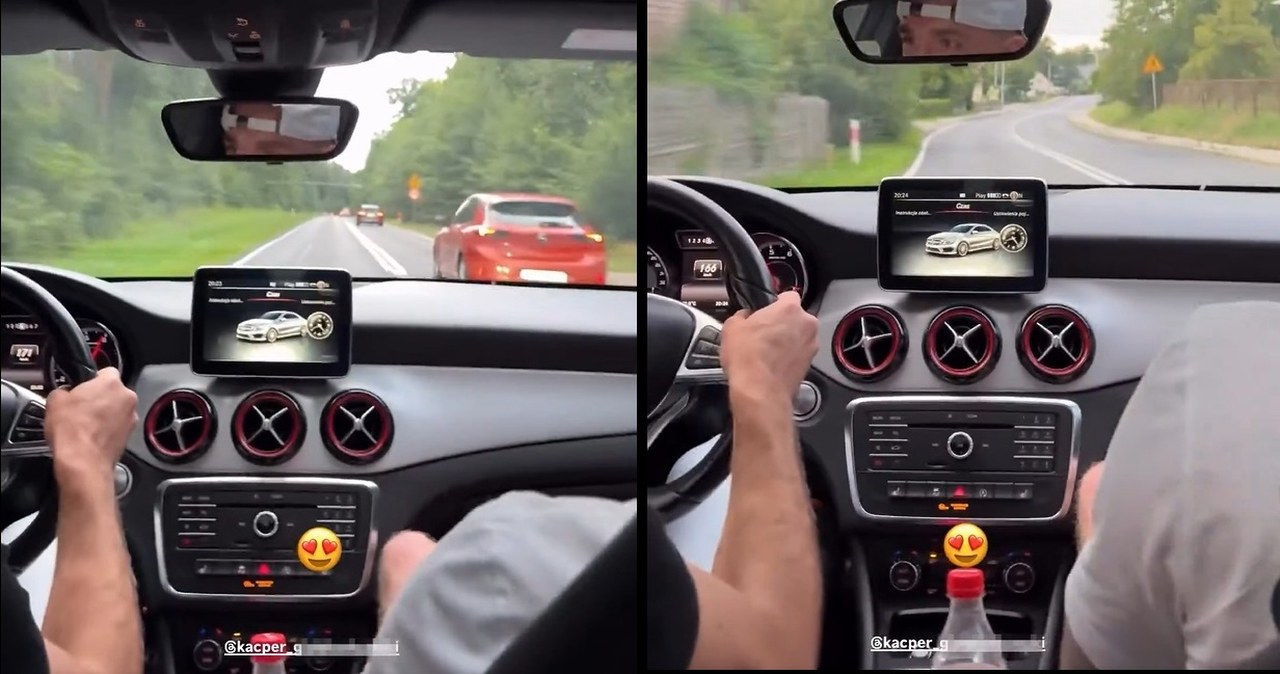 Polski piłkarz jechał niemal 200 km/h w deszczu i wyprzedzał na ciągłej
