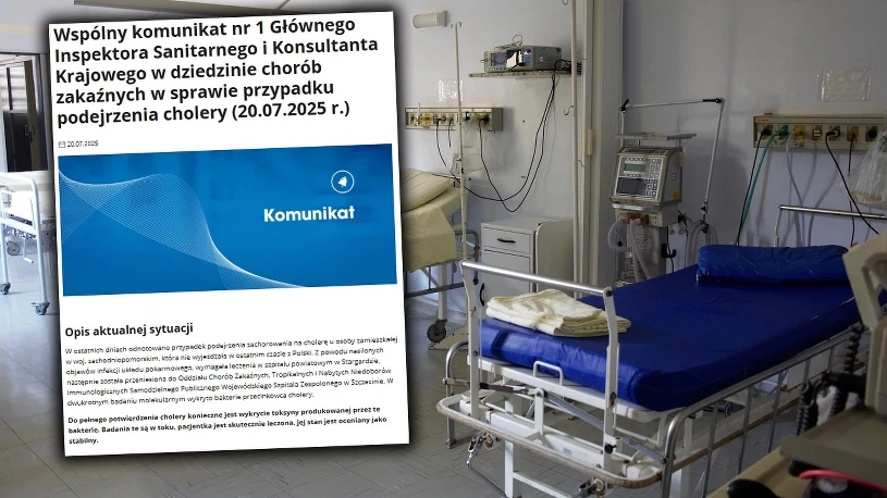 Cholera w Polsce? Wspólny komunikat państwowych służb