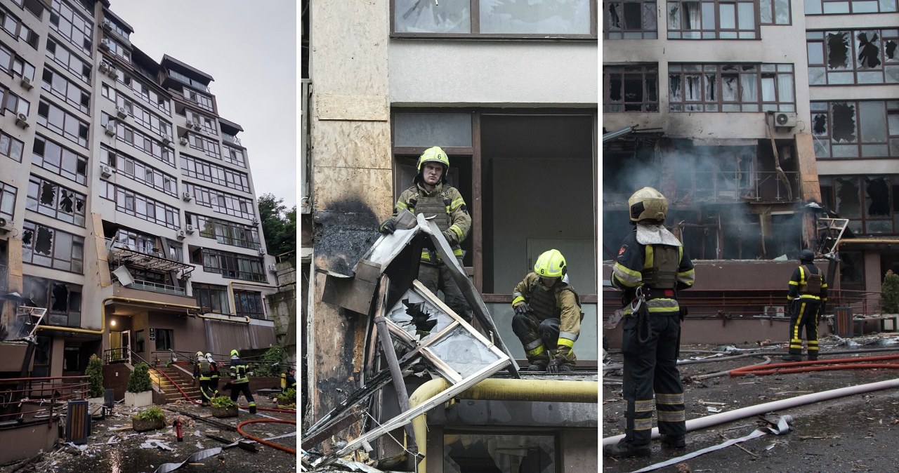Kijów w ogniu. Atak rakietowy na stołeczne metro