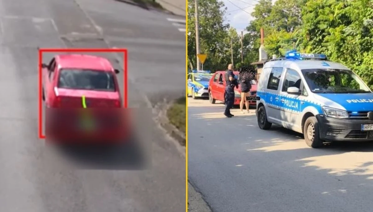 3,3 promila u kobiety i 2,5 promila u mężczyzny - tyle wykazało badanie alkomatem pary, która mogła doprowadzić do nieszczęścia w Sieradzu w Łódzkiem. 32-latka prowadziła samochód, siedząc na kolanach śpiącego w tym czasie 35-latka. Okazało się, że kobieta nie ma prawa jazdy, a mężczyzna ma cztery aktywne zakazy prowadzenia pojazdów. 32-latce grozi do 3 lat więzienia. Łódzka policja pokazała, jak wyglądała "jazda", co zarejestrował miejski monitoring. 