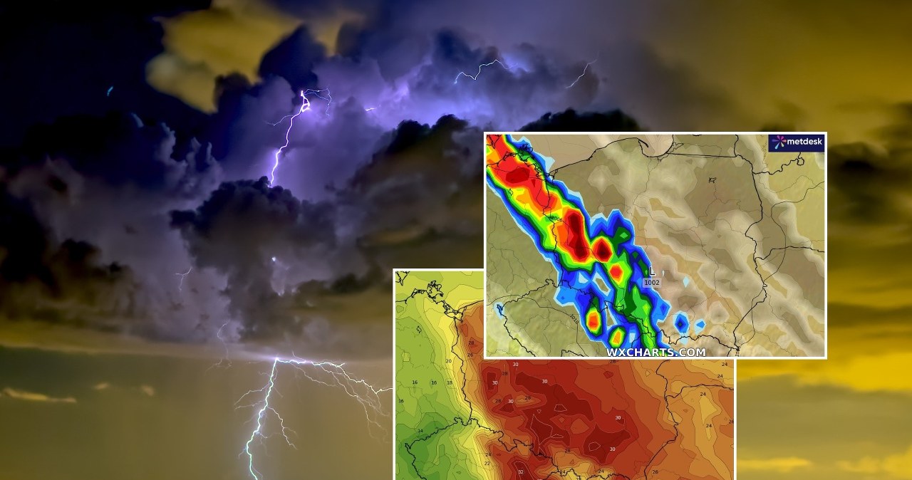 Niebo przetną błyskawice, spadną tony wody. Burze zlepią się z upałami