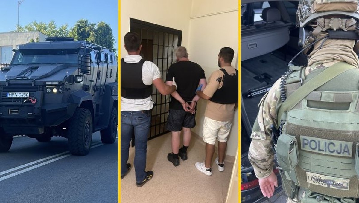 Obrażał obcokrajowców, miał broń. Interwencja kontrterrorystów w Chojnicach