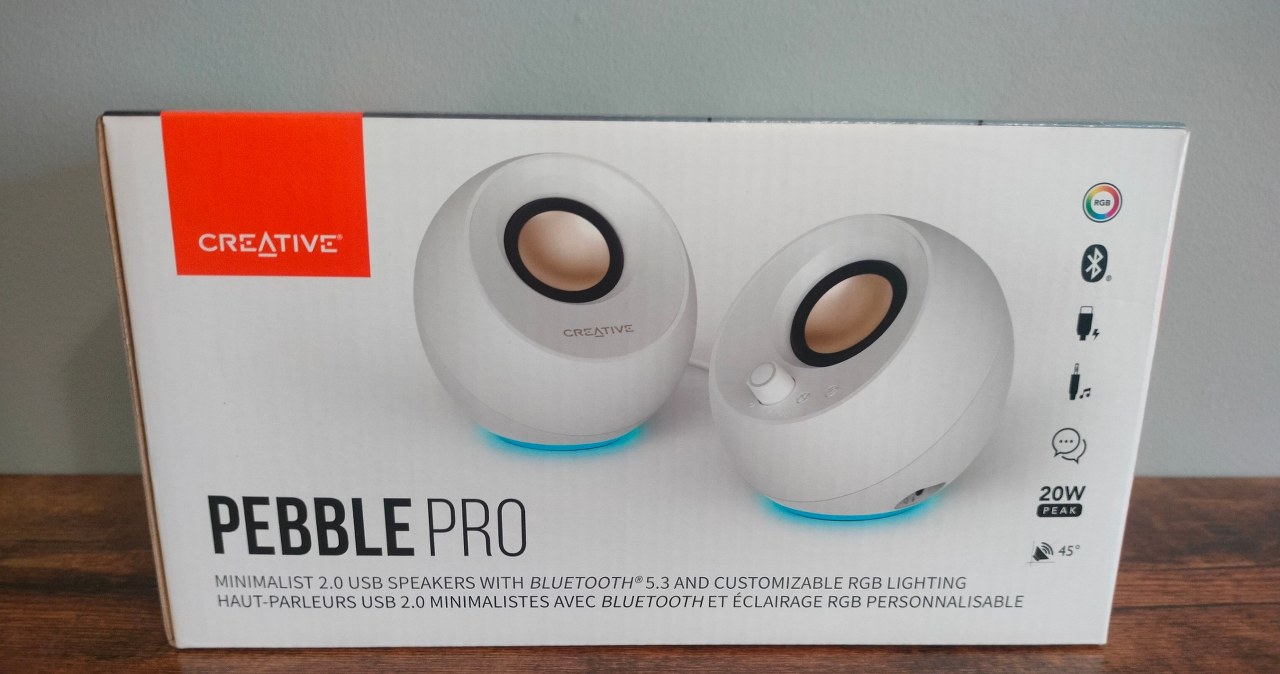 Creative Pebble Pro – małe głośniki komputerowe z zaskakująco dobrym dźwiękiem