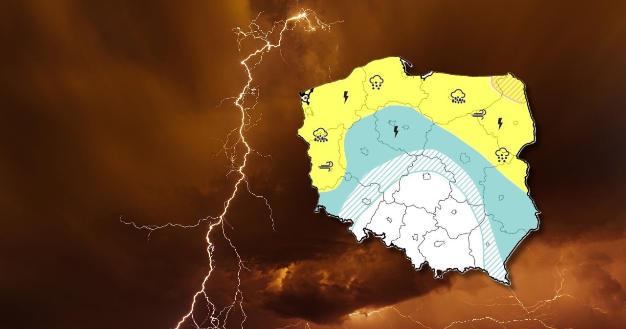 Pioruny, grad i tony wody. Pogoda dzisiaj na pewno nie zachwyci