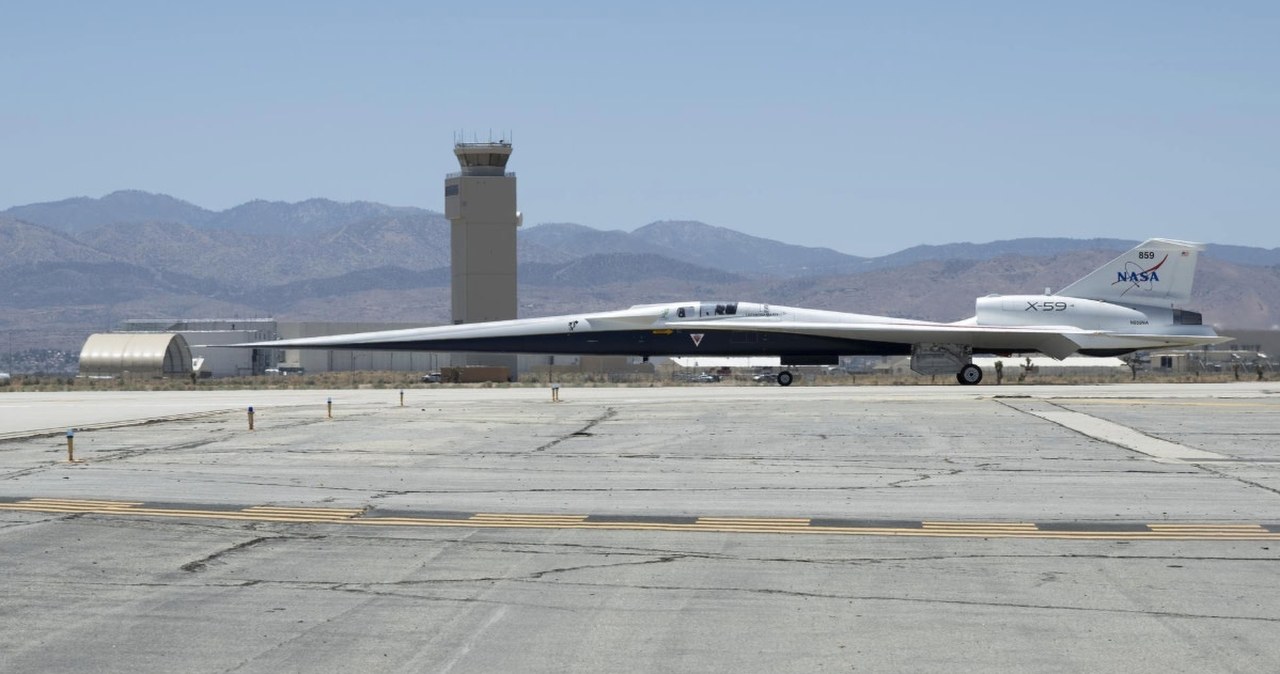 NASA testuje naddźwiękowy odrzutowiec X-59. Kiedy pierwszy lot?